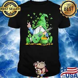Gnome Play Guitar Patrick’s Day Shirt