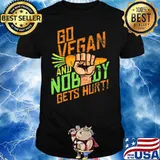 Go Vegan And Nobody Gets Hurt Carrot Shirt