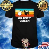 Gravity Queen The Girl And The Moon Vintage Shirt