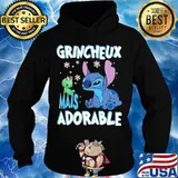 Grincheux Mais Adorable Stitch Shirt Hoodie