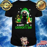 Happy Saint Catrick’s Day Black Cat Irish Gnome Shirt