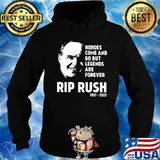 Heroes come and go but legends are forever rip Rush Limbaugh 1951 2021 shirt