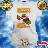 Hippity Hoppity Abolish Private Property Frog Shirt Ladies tee