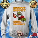 Hippity Hoppity Abolish Private Property Frog Shirt Sweater