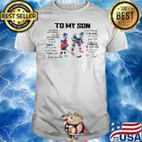 Hockey Dad To My Son Love You Colors Shirt