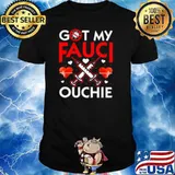 I Got My Fauci Ouchie Heartbeat With Vaccine shirt