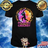I Might Look Like I'm Listening To You But In My Head I'm Playing Cricket Baseball Shirt
