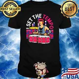 I Set The Tempo Ladies Drumming Shirt