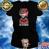 I Stand For The Flag I Kneel For The Fallen I’m A Proud Us Veteran Shirt Ladies tee