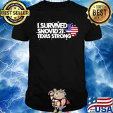 I survived Snovid 2021 Texas Strong America flag Unisex