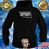 I Survived Snovid 21 Oklahoma Strong Snow Covid 19 Shirt Hoodie