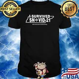 I Survived Snovid 21 Tennessee Strong Snow Covid 19 Shirt
