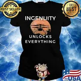 Ingenuity Unlocks Everything Perseverance Rover Nasa Shirt Ladies tee
