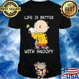 Life Is Better With Snoopy Charlie Woodstock Shirt