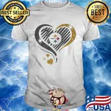 Love Heart Diamond Pittsburgh Steelers Shirt