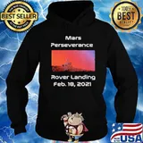 mars perseverance rover landing 2021 tee shirt