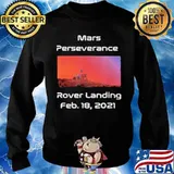 mars perseverance rover landing 2021 tee Sweater
