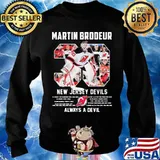 Martin Brodeur 30 New Jersey Devils Always A Devil Shirt Sweater