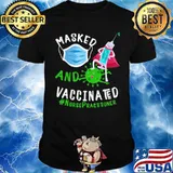Masked And Vaccinated Nurse Practitioner NP Unisex