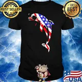 Official The Dolphin American Flag Shirt