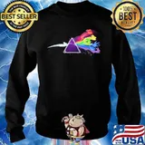 Pink Floyd Rainbow Pokemon Shirt Sweater