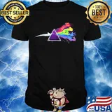 Pink Floyd Rainbow Pokemon Shirt