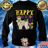 Poodle Dog Mardi Gras Sweater