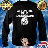 Pug Dog Get On The Blue Bandwagon Sweater