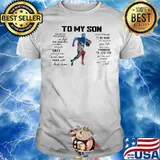 Rugby Dad To My Son Love You Colors Shirt