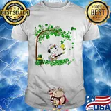 Snoopy Play Guitar And Woodstock Irish Patricks Day Shirt