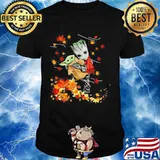 Star War Baby Yoda And Groot Shirt