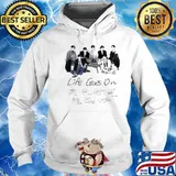The Bts Boys Music Band Life Goes On Signatures Hoodie