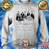 The Bts Boys Music Band Life Goes On Signatures Sweater
