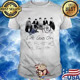 The Bts Boys Music Band Life Goes On Signatures shirt