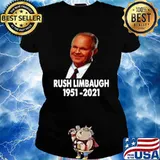 The Legend Rush Limbaugh 1951 2021 Thanks For The Memories Ladies tee