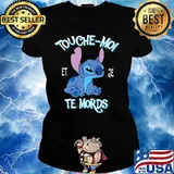 Touche Moi Et Je Te Mords Stitch Shirt Ladies tee