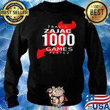 Trvis Zajac 1000 Games Played Shirt Sweater