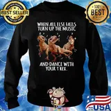 When All Else Fails Turn Up The Music And Dance With Your T Rex Sweater