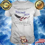 When People Make This Mistake Of Underestimating Me Trump 2024 Eagle American Flag Election Shirt