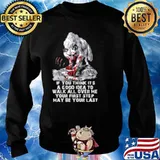 Wolf If You Think It’s A Good Idea To Walk All Over Me Your First Step May Be Your Last Sweater