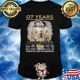 07 Years 2014 2021 Outlander Signatures Thank You For The Memories Shirt