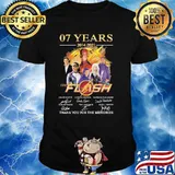 07 Years 2014 2021 The Flash Thank You For The Memories Signature Shirt