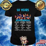 10 years Shameless 2011 2021 11 seasons 146 episodes thank you for the memories signatures shirt