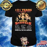 101 Years 1920 2021 The Three Stooges Thank You For The Memories Signature Shirt