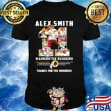 11 Alex Smith Washington Redskins Thank You For The Memories Signature Shirt
