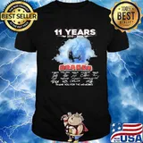 11 years 2010-2021 how ro train your dragon signatures thank you for the memories shirt