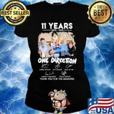 11 Years 2010 2021 One Direction Thank You For The Memories Shirt Ladies tee