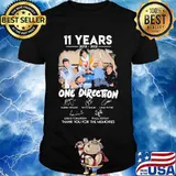 11 Years 2010 2021 One Direction Thank You For The Memories Shirt