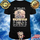 11 Years 2010 2021 The Walking Dead Thank You For The Memories Signature Shirt