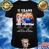 11 years of One Direction 2010 2021 thank you for the memories shirt